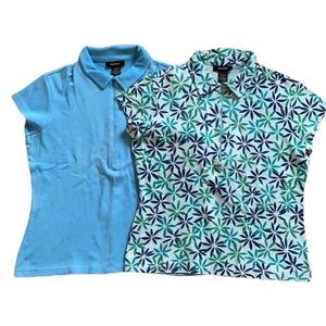 Y2K Express Zip Polos